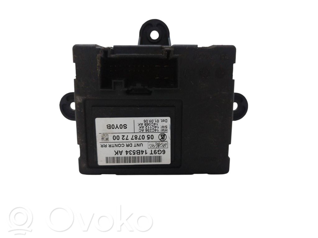 Unidad de control/módulo de la puerta   6G9T14B534AK,0507877200,14C236AC,14C068AK,14C112AK