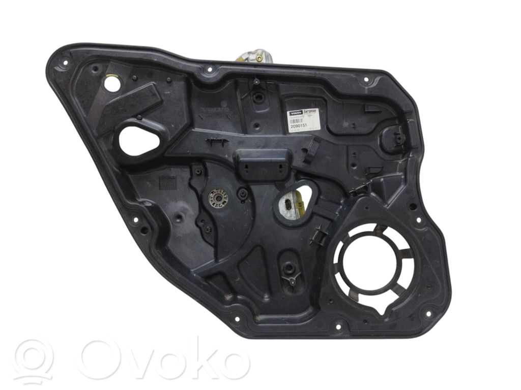Volvo S60 Mechanizm podnoszenia szyby tylnej bez silnika 