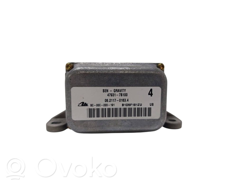 Infiniti FX ESP acceleration yaw rate sensor 