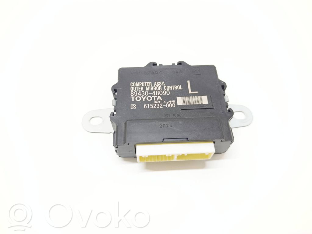 Lexus RX 450H Modulo di controllo degli specchietti retrovisori 