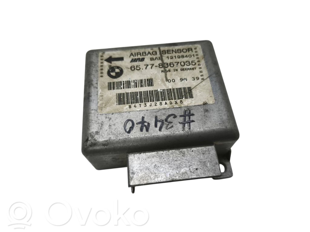 Centralina/modulo airbag   8367035,12198401