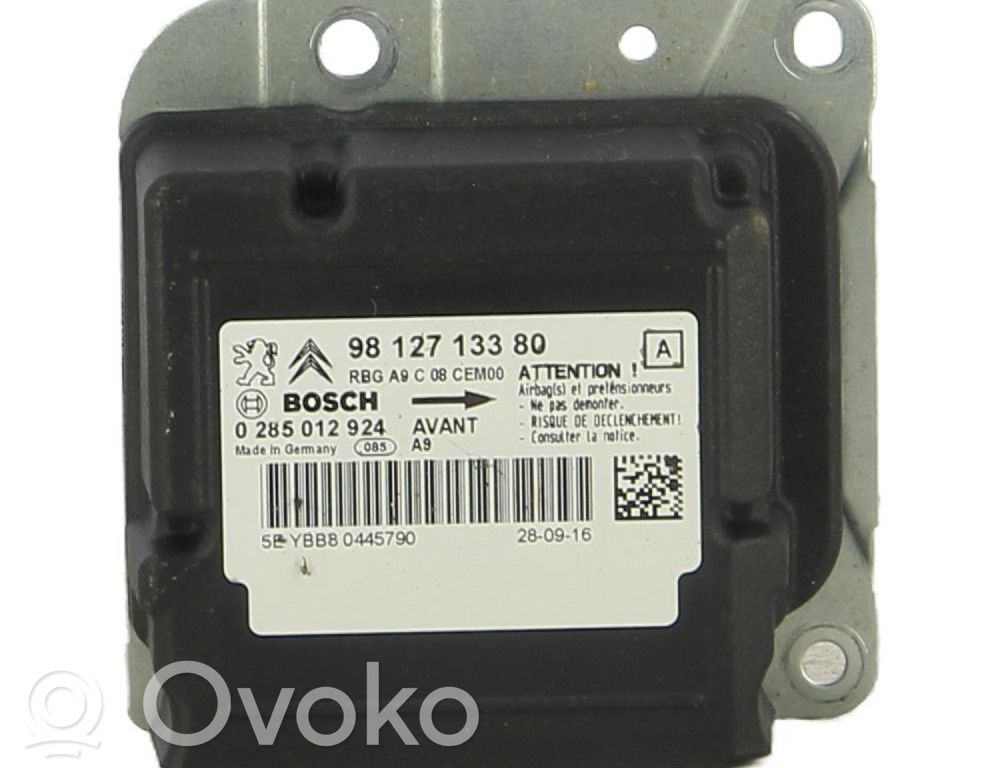 Peugeot 208 I Module de contrôle airbag 