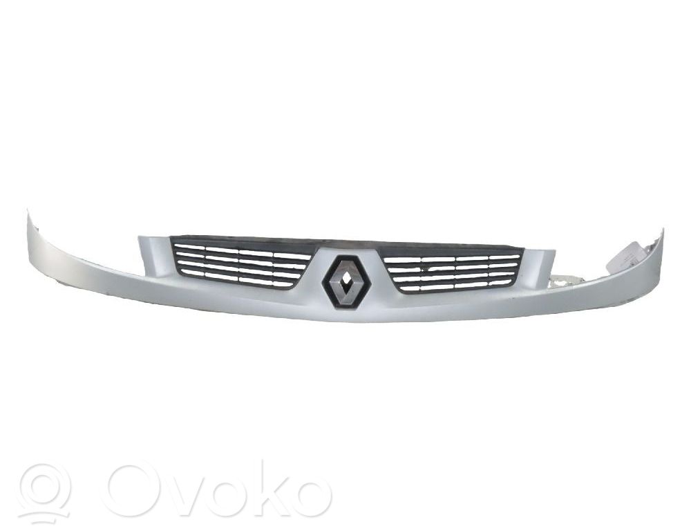 Renault Kangoo I Grille calandre supérieure de pare-chocs avant 