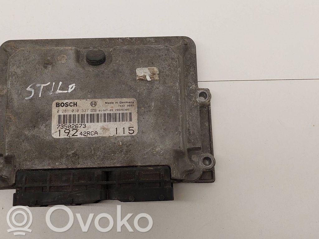 Fiat Stilo Engine control unit/module 