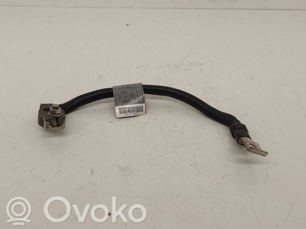 BMW 3 E46 Negative earth cable (battery) 