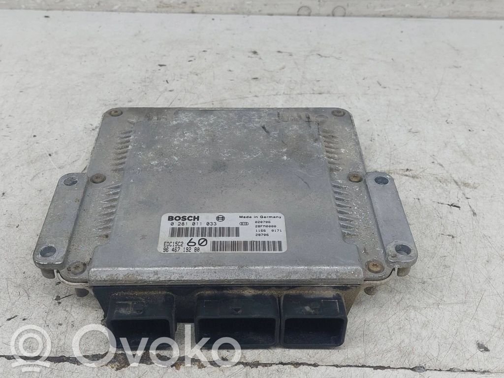 Peugeot 806 Engine control unit/module 