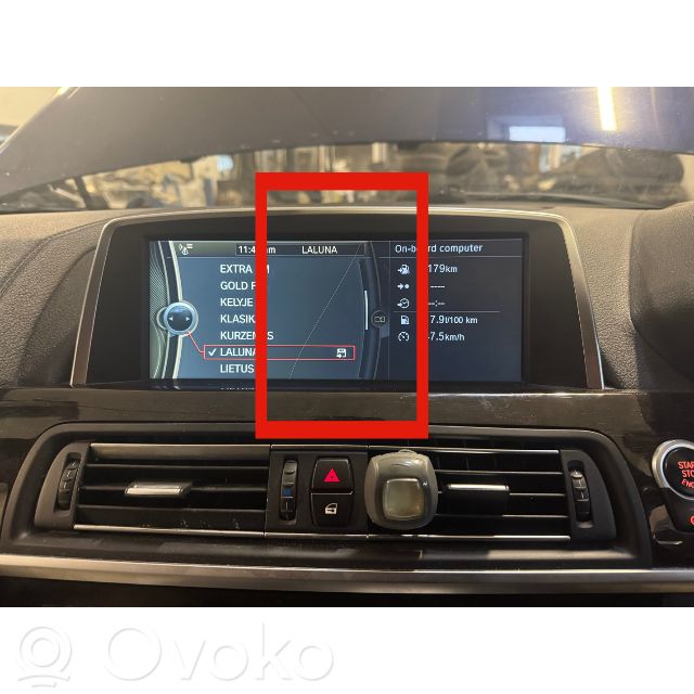 BMW 6 F12 F13 Monitor / wyświetlacz / ekran 