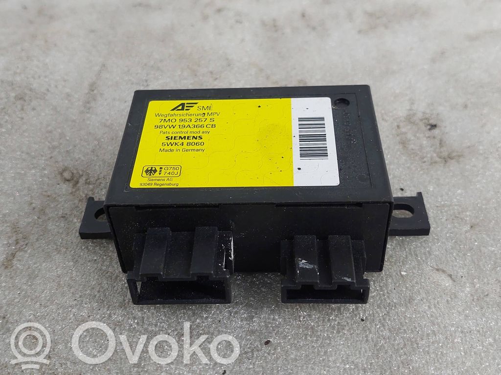 Volkswagen Sharan Immobilizer control unit/module 
