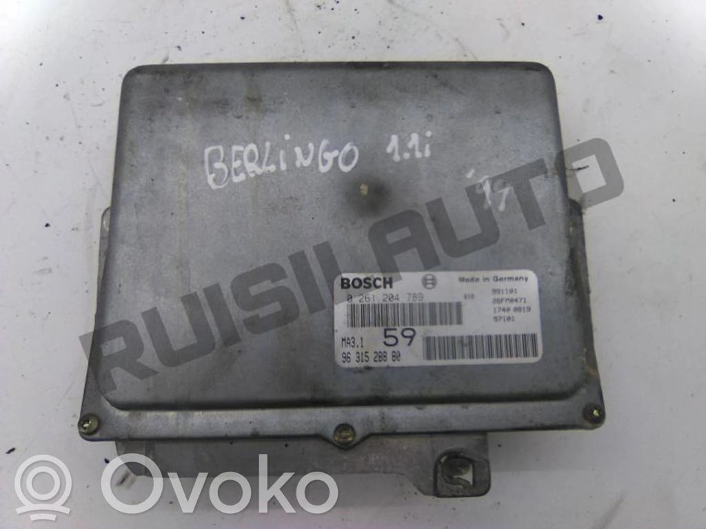Citroen Berlingo Engine control unit/module 
