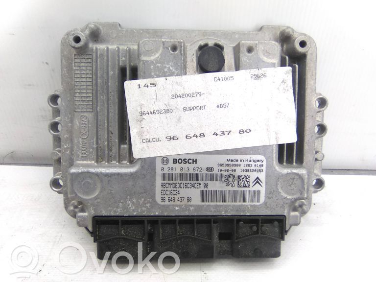 Unidad de control/módulo del motor   9653958980