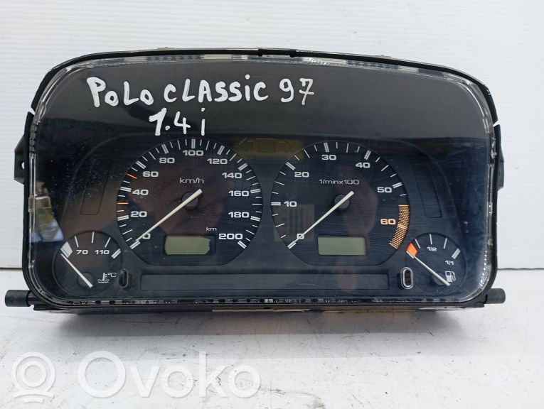 Volkswagen Polo III 6N 6N2 6NF Compteur de vitesse tableau de bord