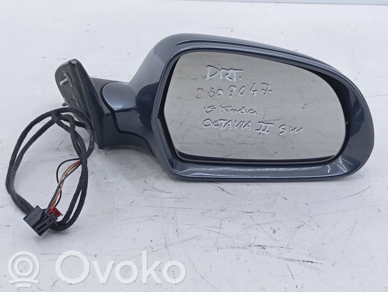 Skoda Octavia Mk2 (1Z) Außenspiegel elektrisch Tür vorne 