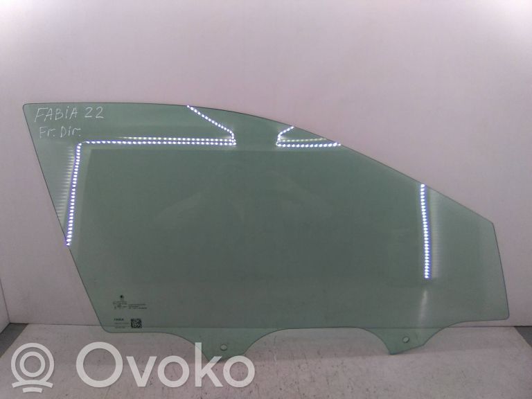 Skoda Fabia Mk4 (6VA) Szyba drzwi przednich