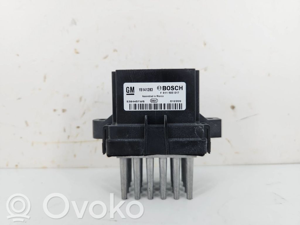 Opel Insignia A Relais de commande ventilateur chauffage 