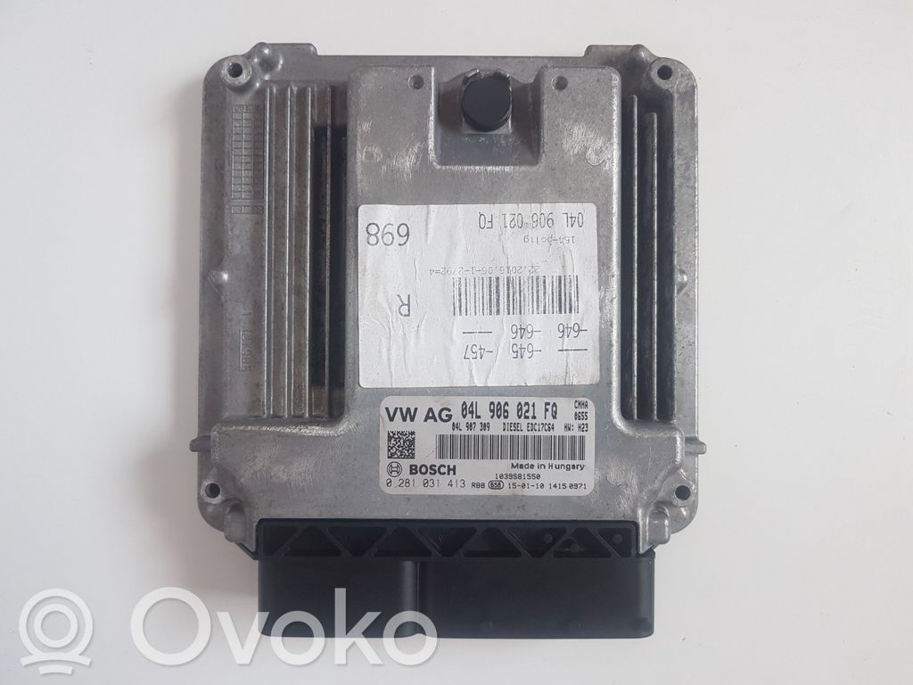 Engine control unit/module   04L906021FQ,0281031413
