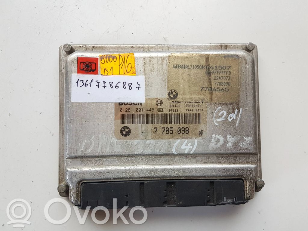 BMW 3 E46 Engine control unit/module 