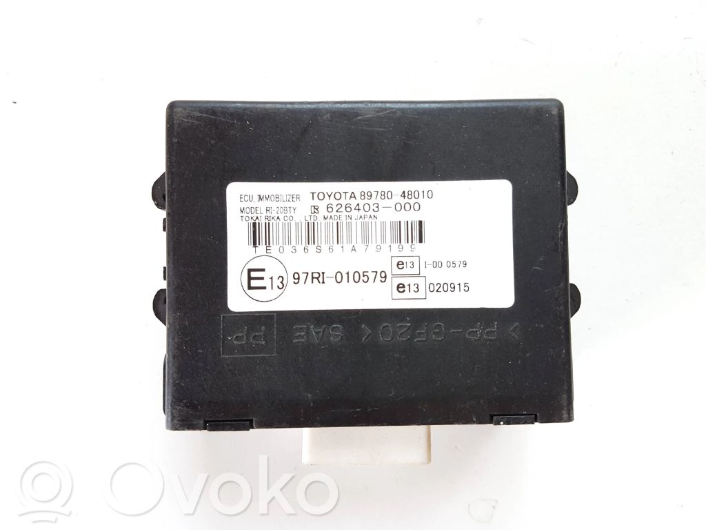Lexus RX 330 - 350 - 400H Moduł / Sterownik immobilizera 