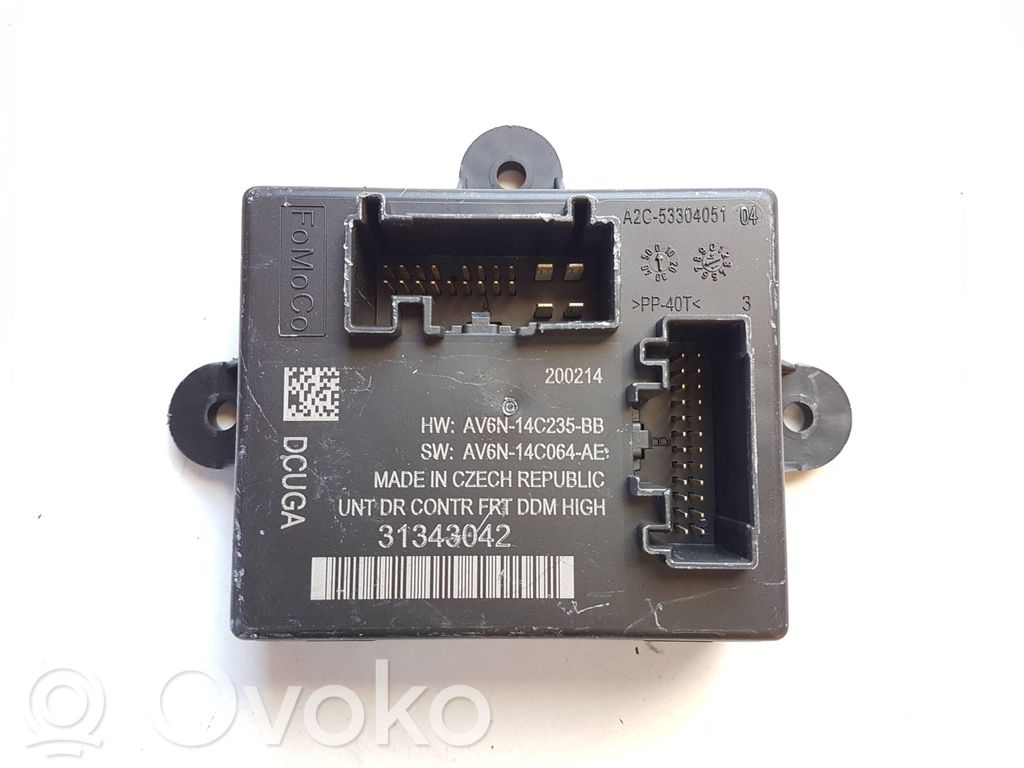 Unité de commande module de porte   31343042,AV6N14C235BB,AV6N14C064AE