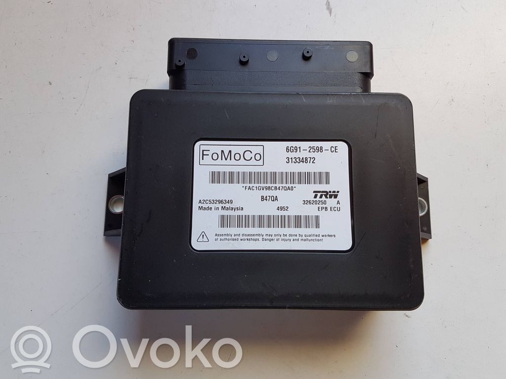 Volvo XC60 Modul de control frână de mână 