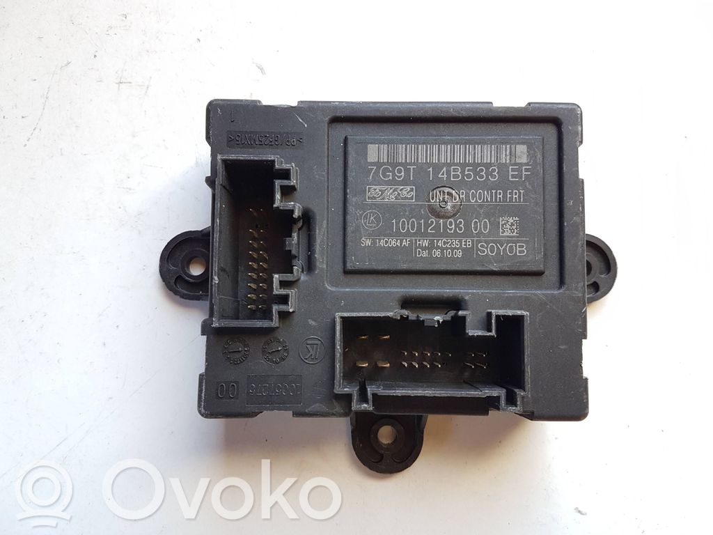 Unité de commande module de porte   7G9T14B533EF,1001219300