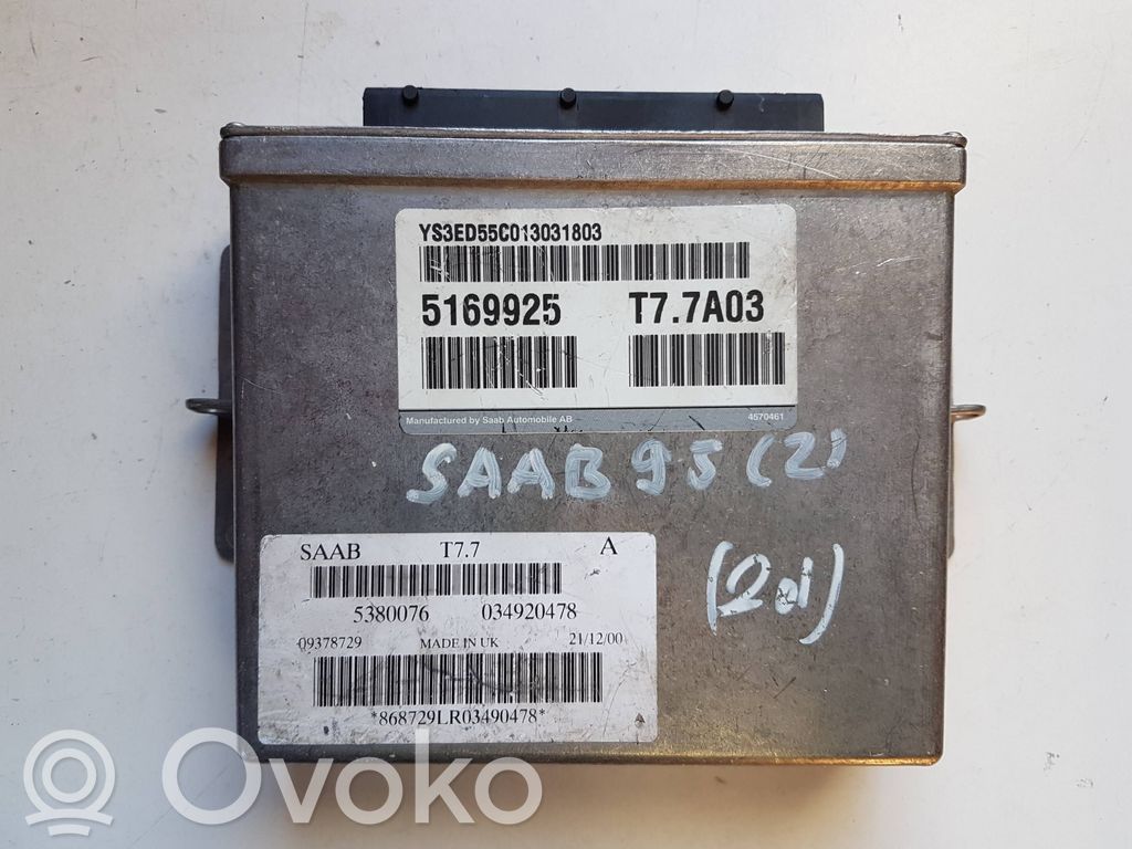 Engine control unit/module   5380076,034920478,5169925