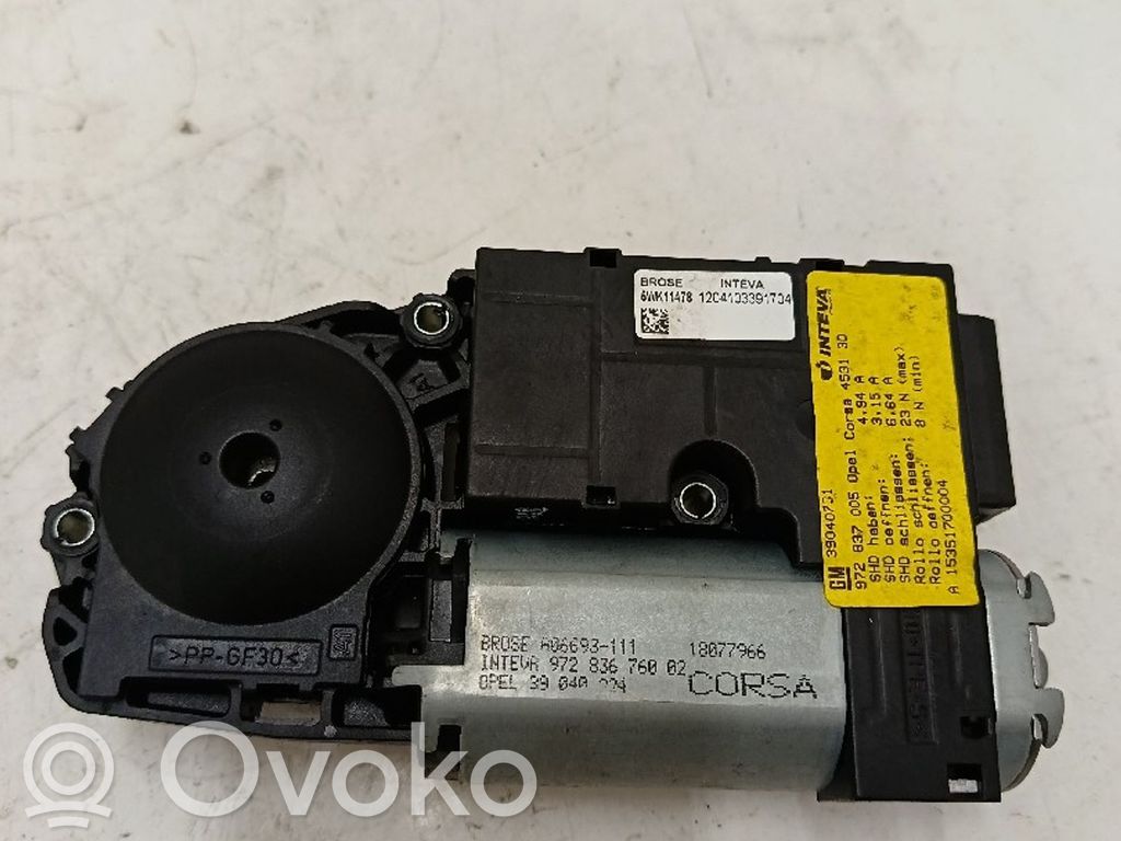 Motor de techo plegable   5WK11478