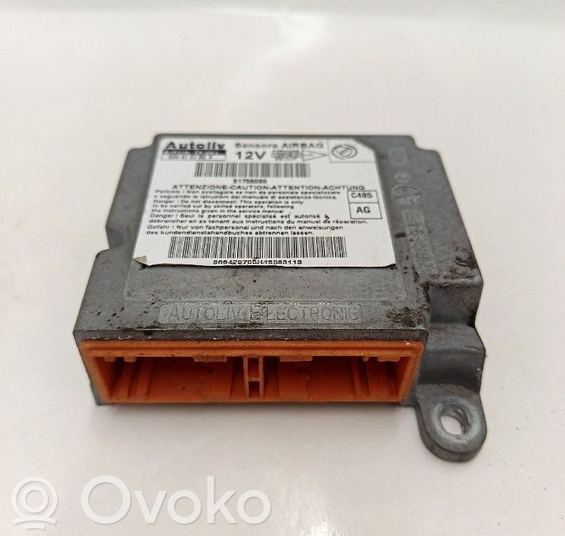 Sterownik / Moduł Airbag   51755095,609470700F