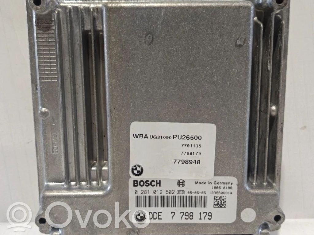 Variklio valdymo blokas   0281012502,1039S08914,DDE7798179