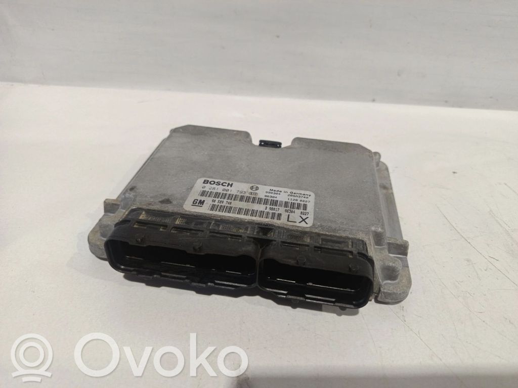 Engine control unit/module   90589740,0281001793,28SA3740,990304