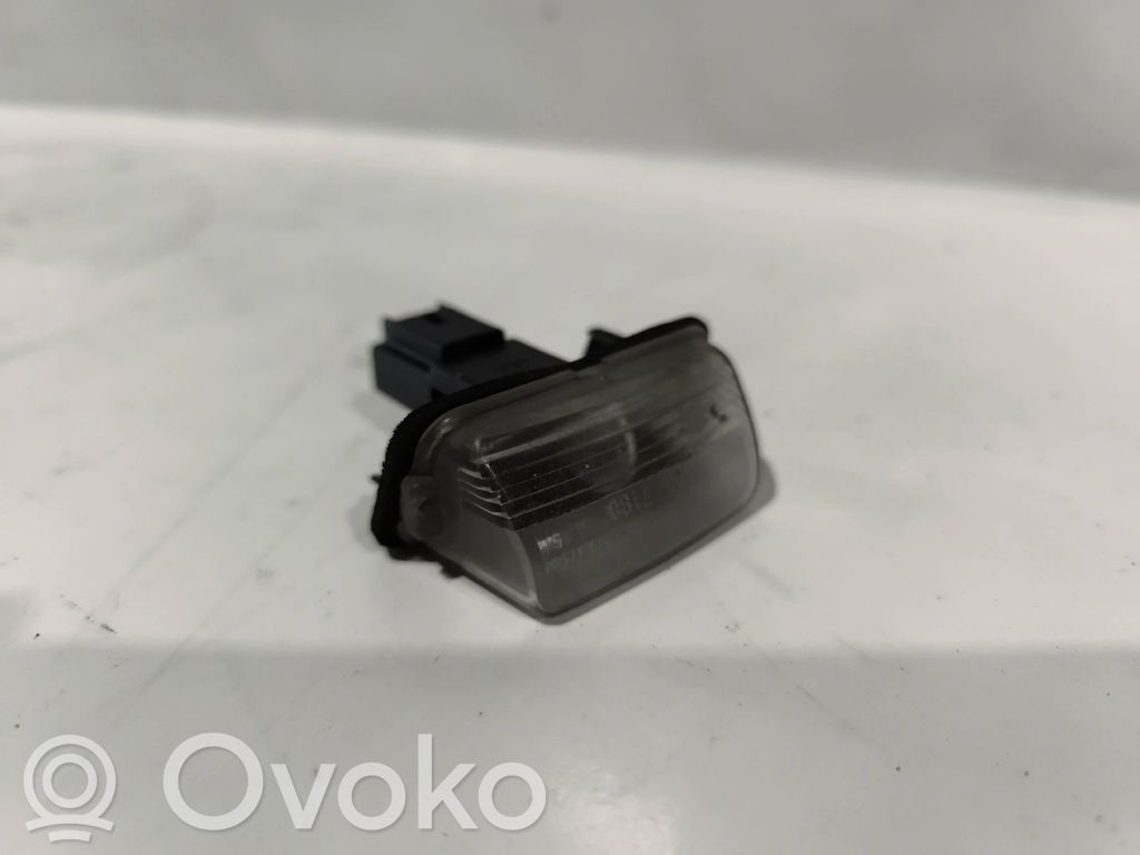 Peugeot 207 Number plate light 