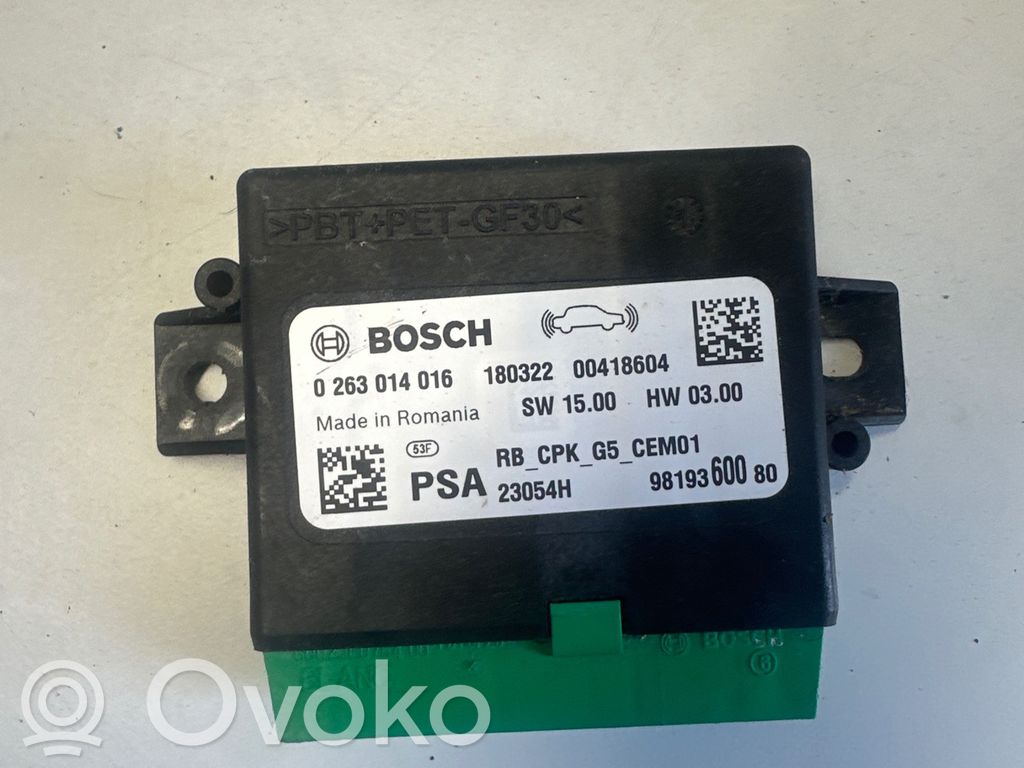 Peugeot 3008 II Other control units/modules 
