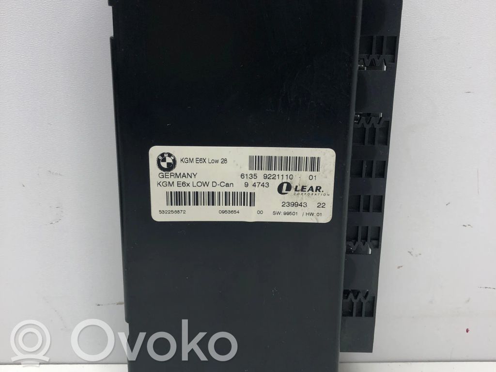 BMW 5 E60 E61 Komforto modulis 