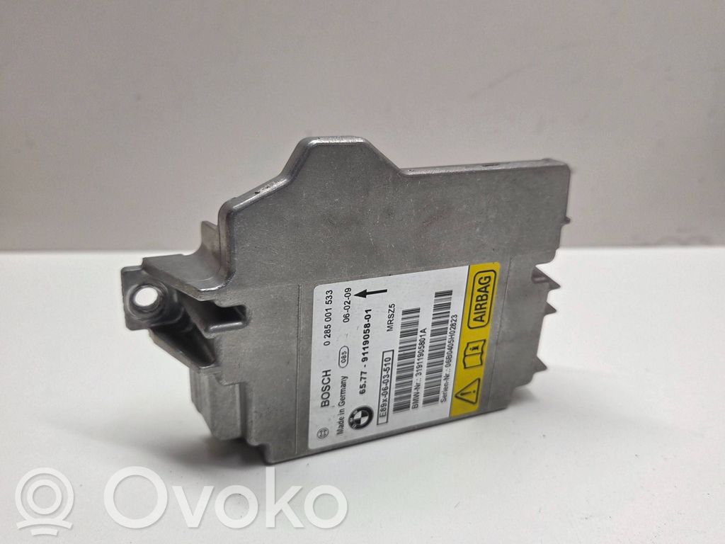 Airbag control unit/module   0285001533,9119058,31911905801A