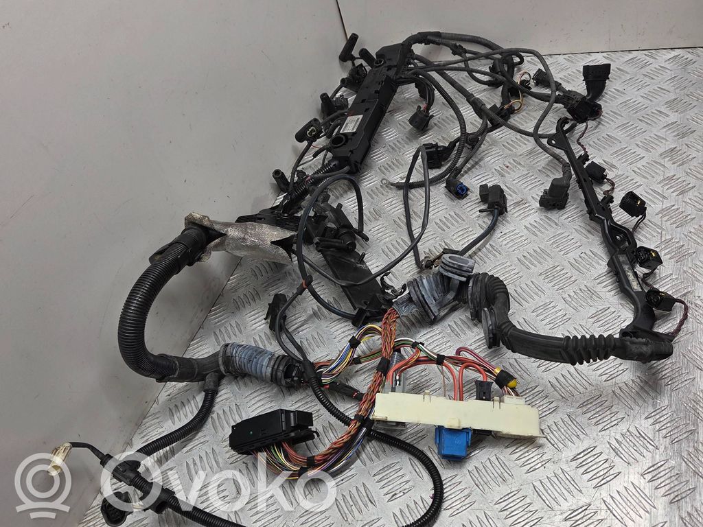 BMW 5 E60 E61 Проводка двигателя 