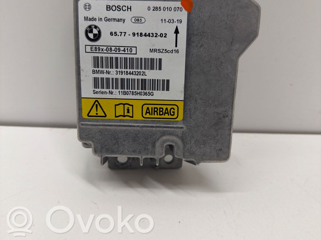 Unidad de control/módulo del Airbag   0285010070,9184432,31918443202L,MRSZ5CG16