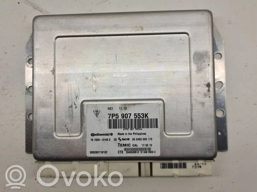 Porsche Cayenne (92A) Module de commande suspension pneumatique arrière 