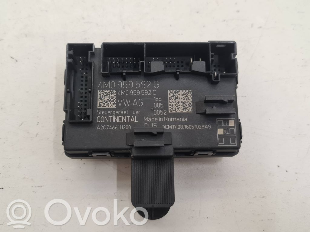 Audi Q7 4M Door control unit/module 