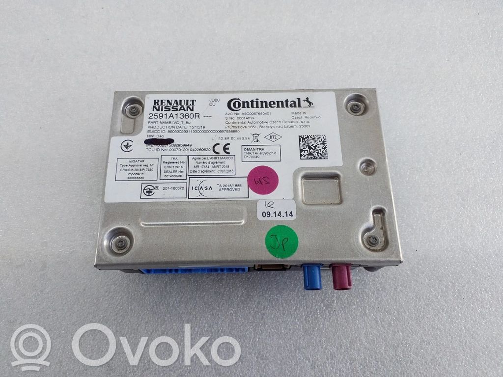 GPS navigation control unit/module   2591A1360R