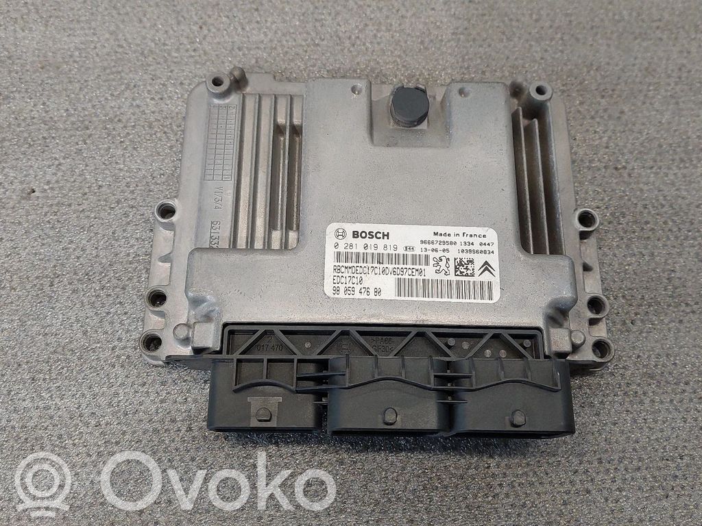 Dzinēja vadības bloks   019,281,819,9666729580