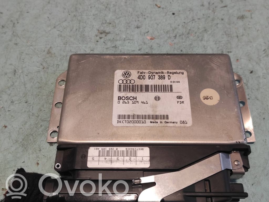 ESP (stability system) control unit   4D0907389D,0265109461