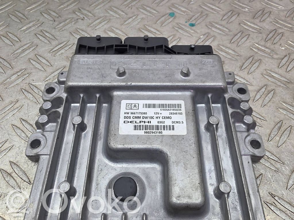 Peugeot 508 Engine control unit/module 