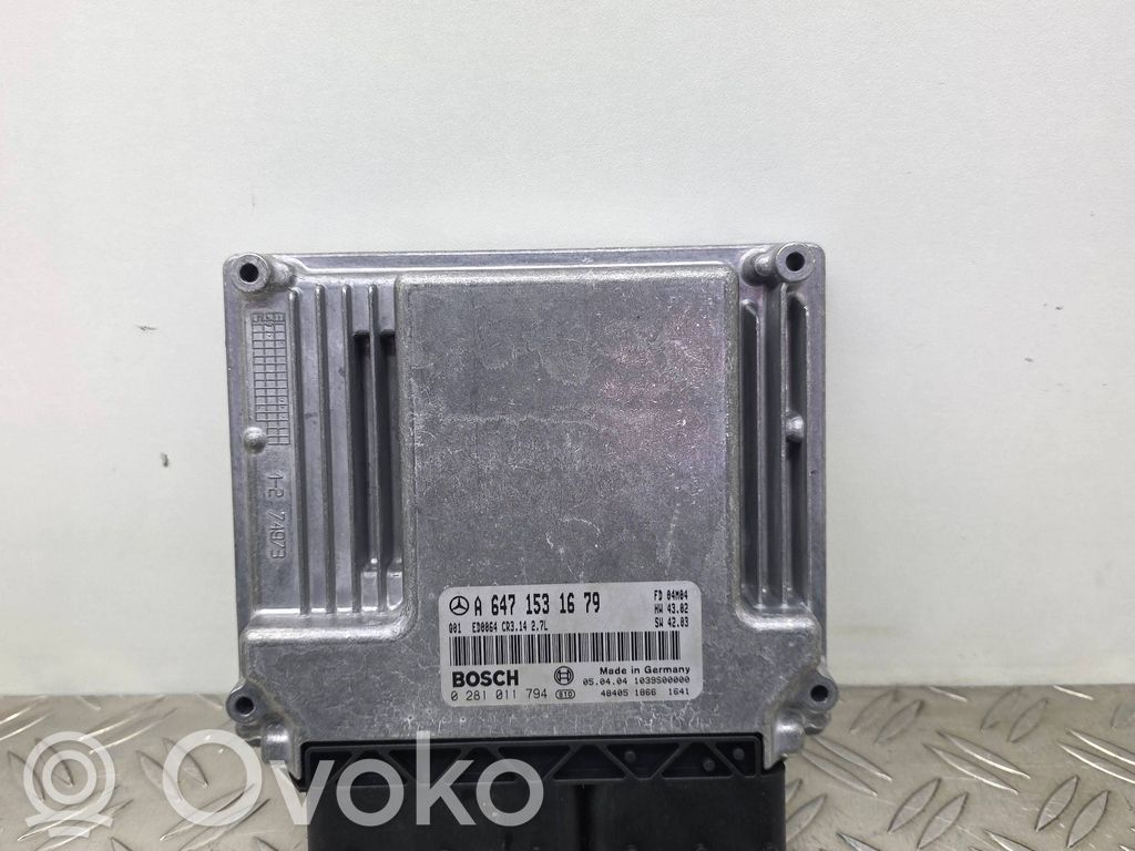 Mercedes-Benz E W211 Engine control unit/module 