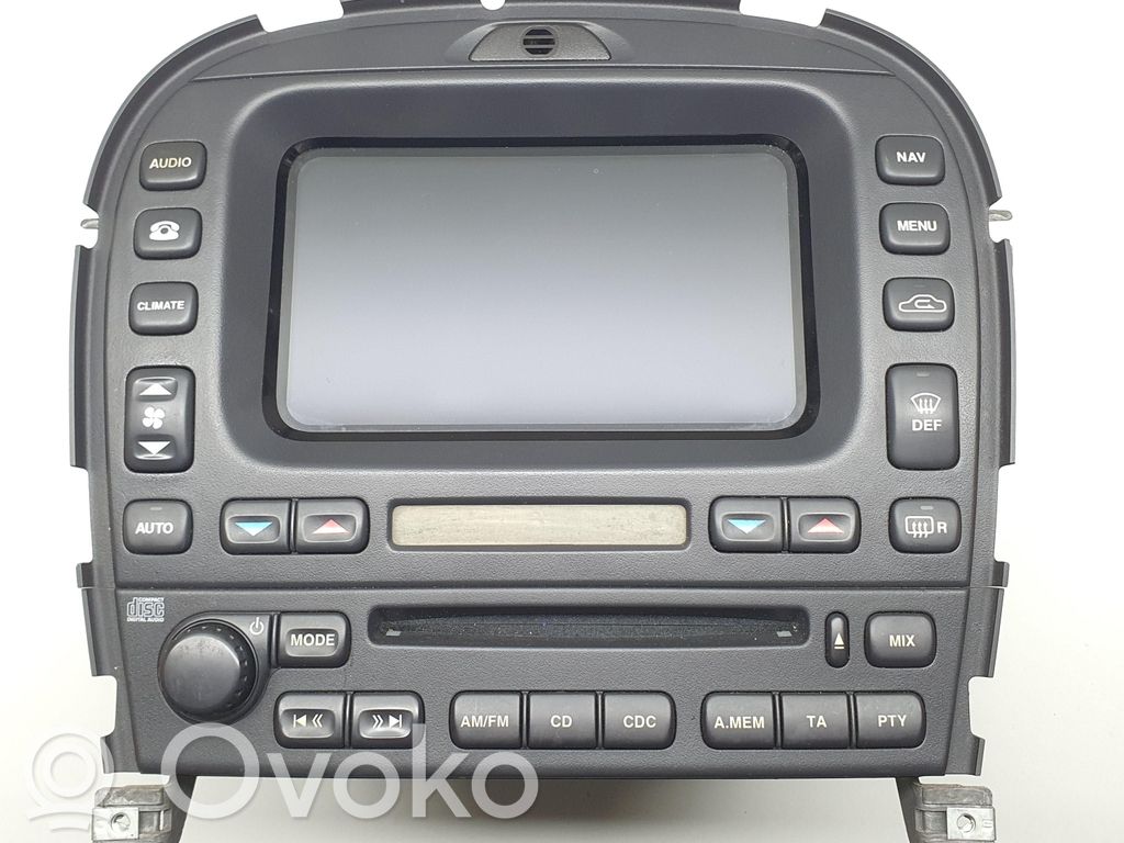 Jaguar S-Type Radio/CD/DVD/GPS head unit 