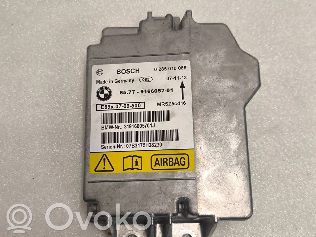 Airbag control unit/module   9166057,0285010066,31916605701J,07B3175H28230