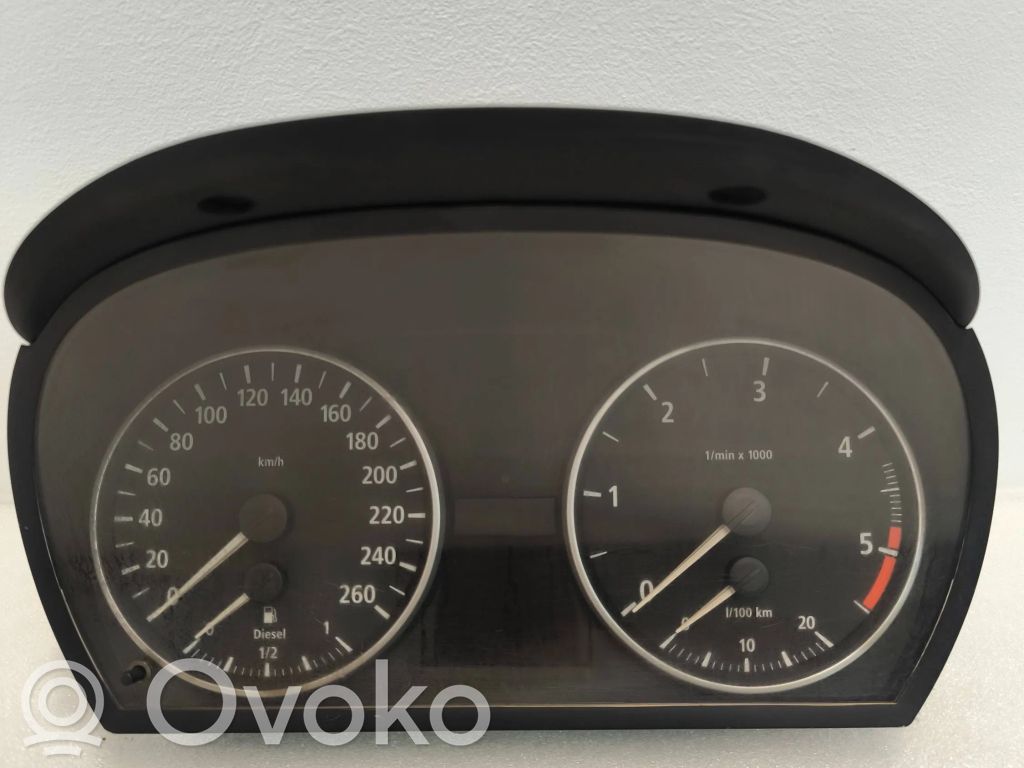BMW 3 E90 E91 Speedometer (instrument cluster) 