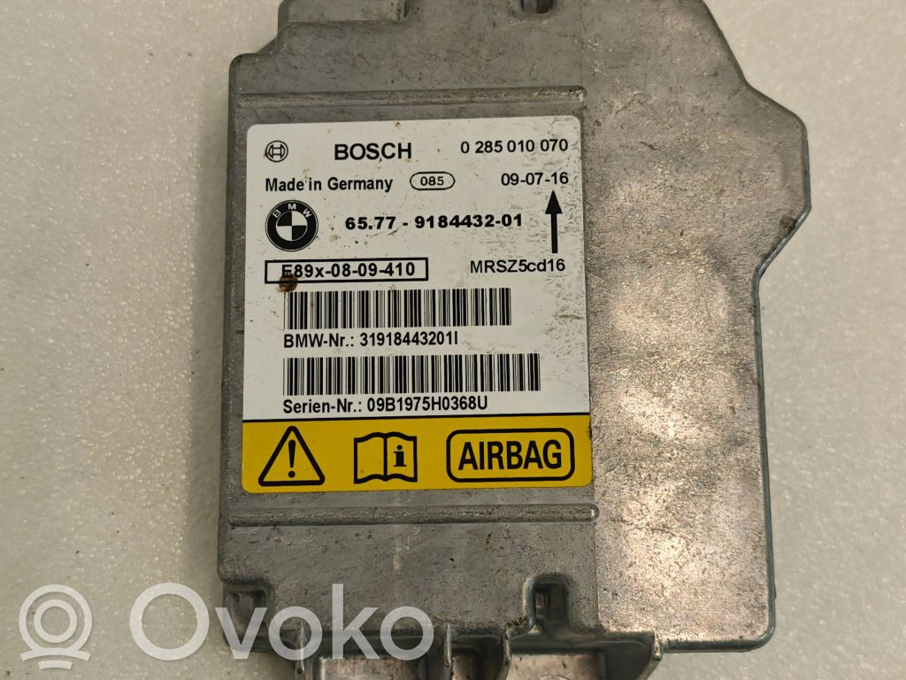 Airbag control unit/module   9184432,0285010070,319184432011,MRSZ5C016