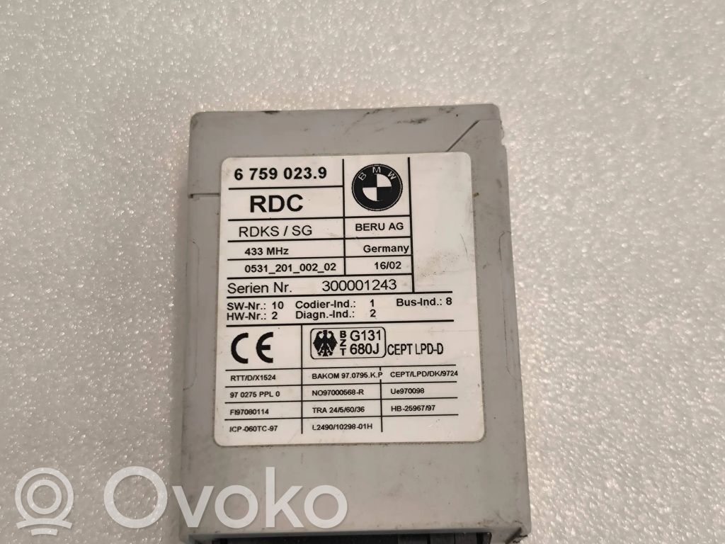 BMW X5 E53 Tire pressure control unit 