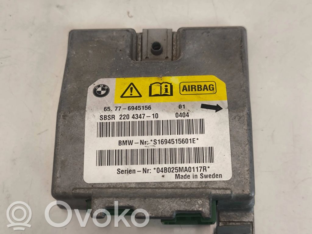 BMW 5 E60 E61 Module de contrôle airbag 