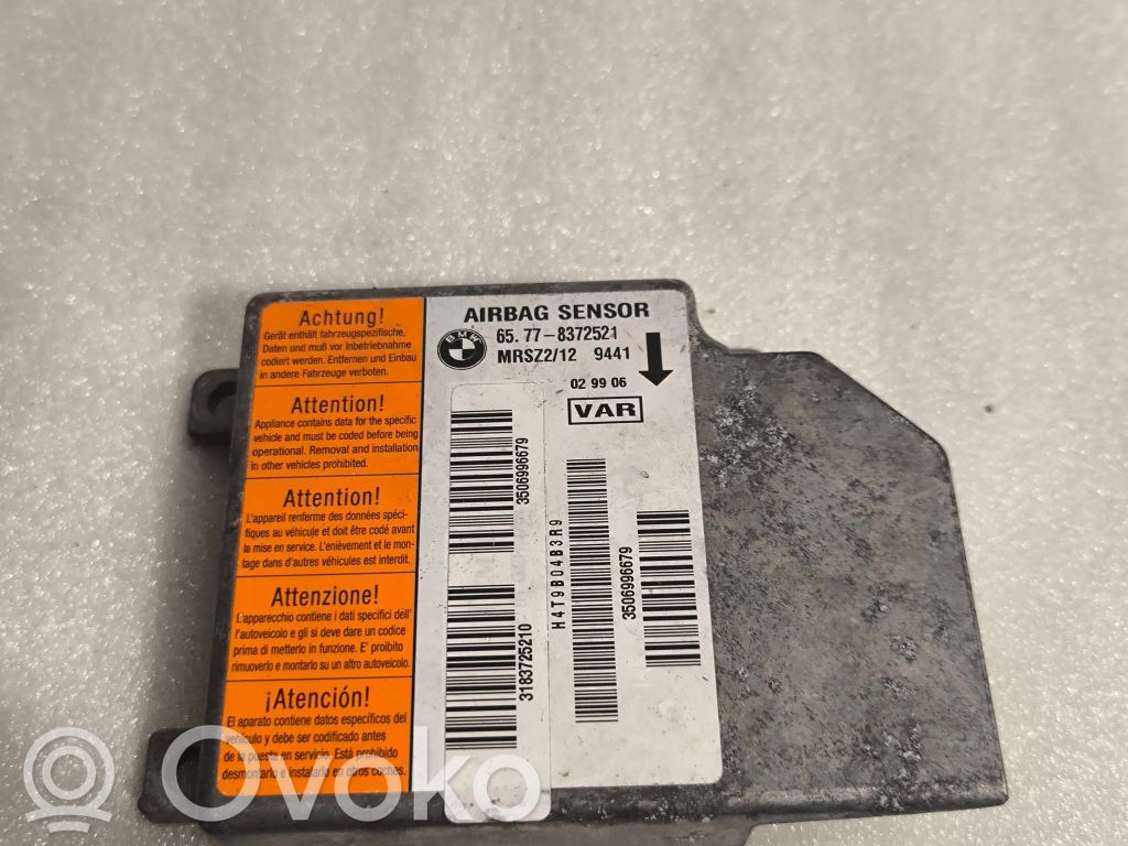 Airbag control unit/module   65778372521