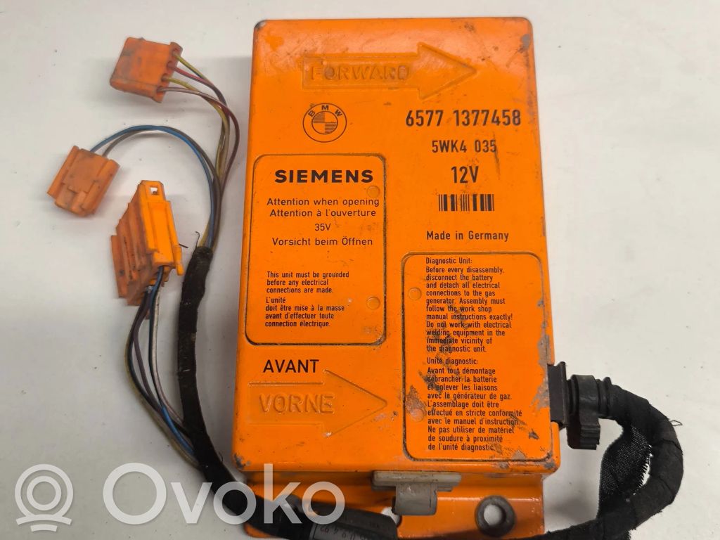 BMW 3 E30 Airbag control unit/module 